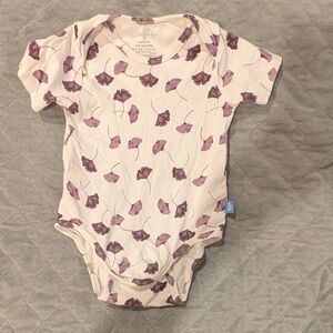 Magnetic Me Purple Leaf Print Bodysuit